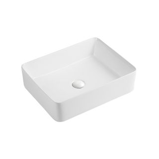 Раковина накладная Azario 52х41х13 фаянс, цвет Белый (AZ2074B)